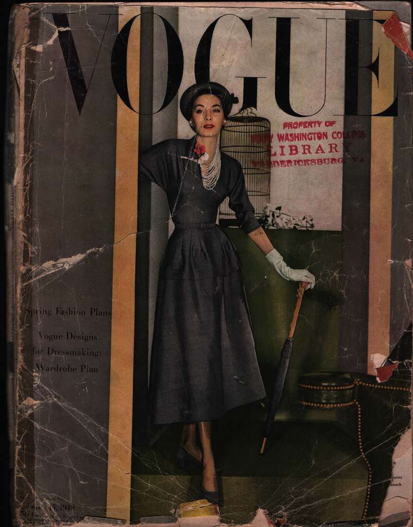 Vogue Fashion Magazine February 15 1948 Horst Alfred Hitchcock 022321ame