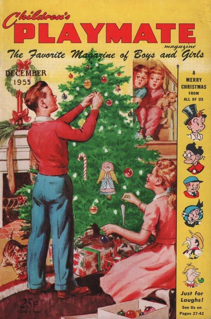 Children's Playmate Magazine December 1955 Vol.27 No.7 Christmas 082118DBE