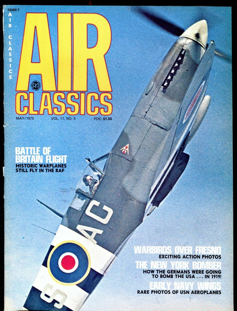 Air Classics Magazine May 1975 Battle Of Britain EX No ML 121116jhe