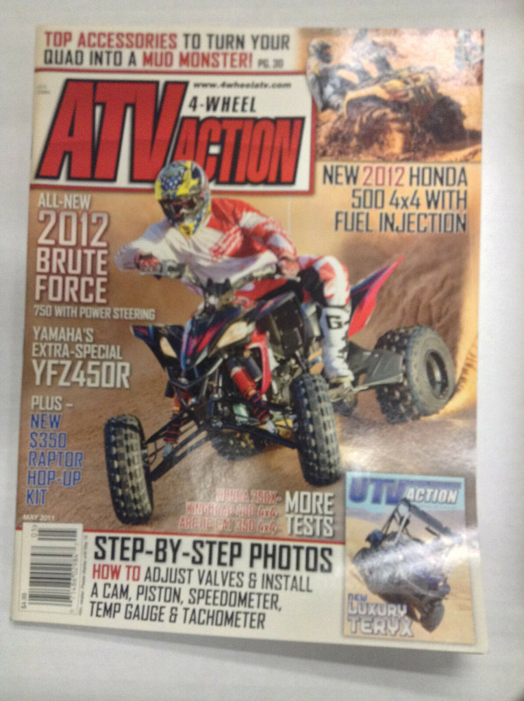 ATV Action Magazine Yamaha YFZ450R Quad Mud Monster May 2011 032617nonR