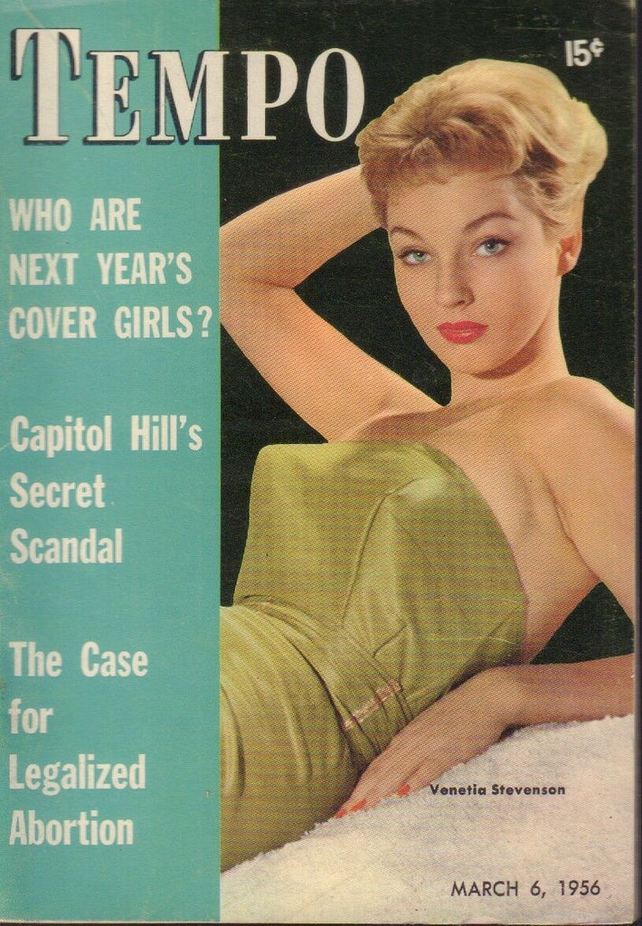 Tempo Digest March 6 1956 Venetia Stevenson Cheesecake Pin Up 091218AME2