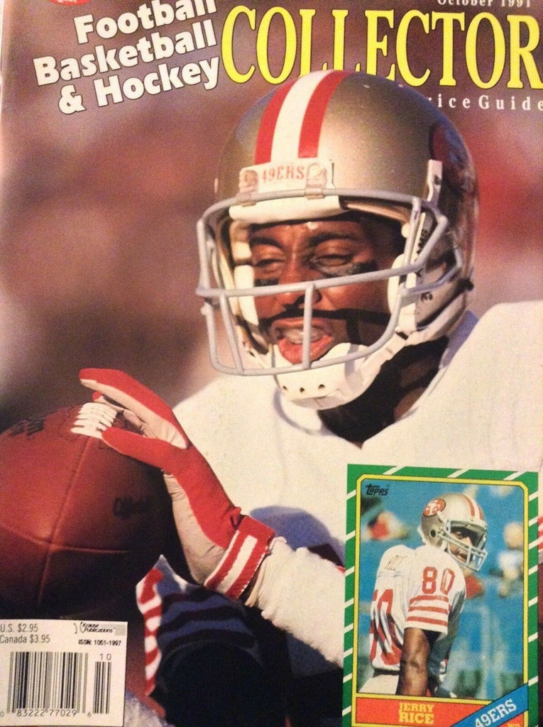 Sport Collector Football Magazine Jerry Rice October 1991 120118nonrh