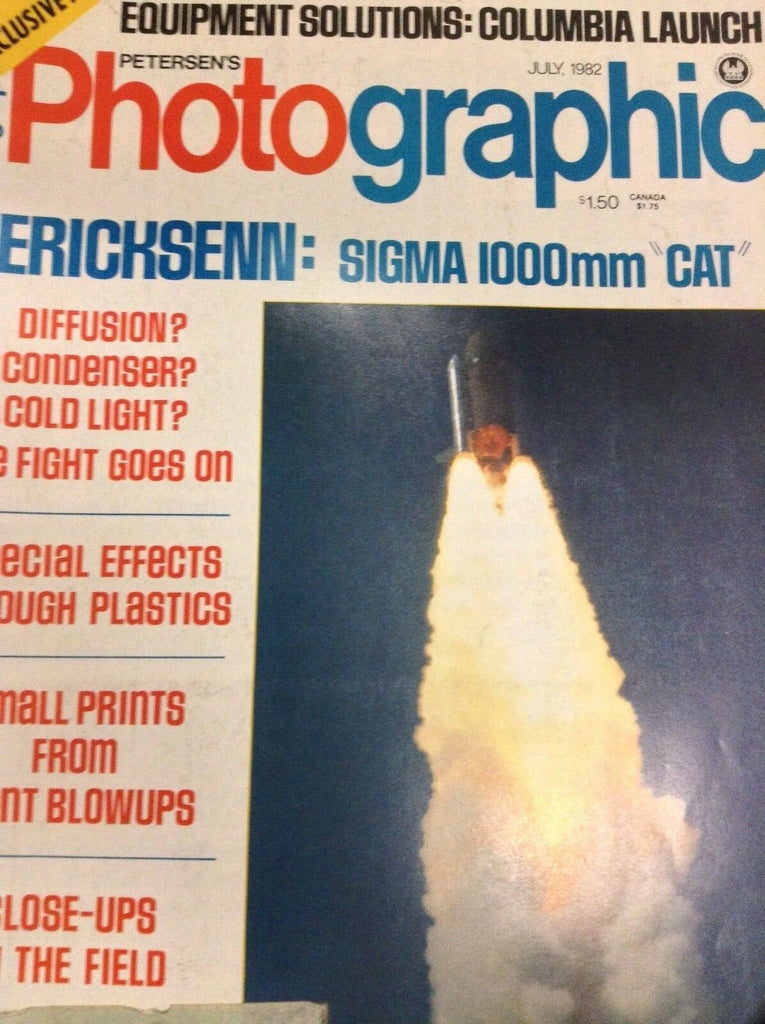 Photographic Magazine Ericksenn Sigma 1000mm Cat July 1982 011619nonr