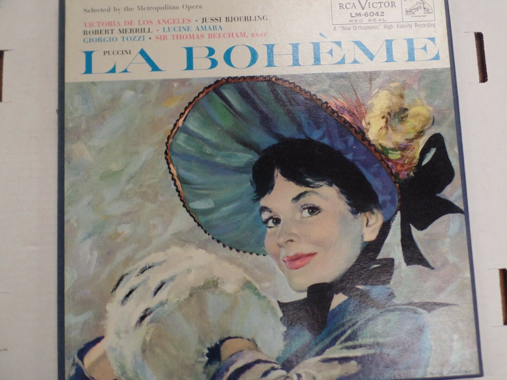 Poccini La Boheme LM-6042 RCA Victor Box Set 33rpm 102716DBA