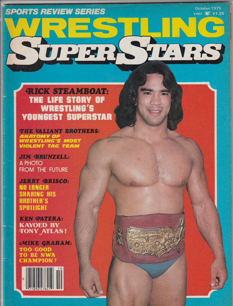 Wrestling Superstars Rick Steamboat Jim Brunzell October 1979 052419nonr