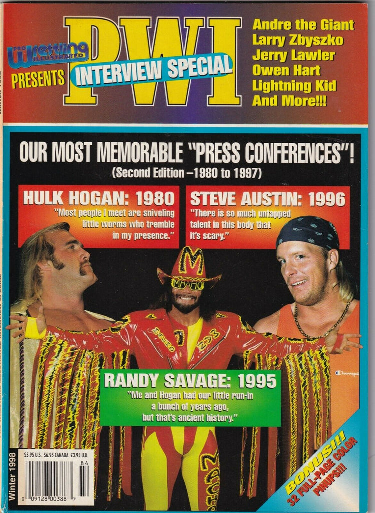 Pro Wrestling Interview Special Randy Savage Stone Cold Winter 1998 052819nonr