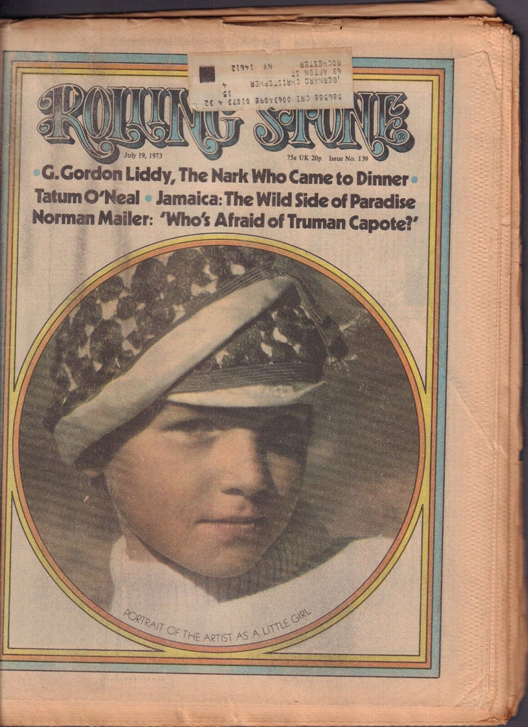 Rolling Stone July 19 1973 G.Gordon Liddy, Tatum O'Neal w/ML122216DBE