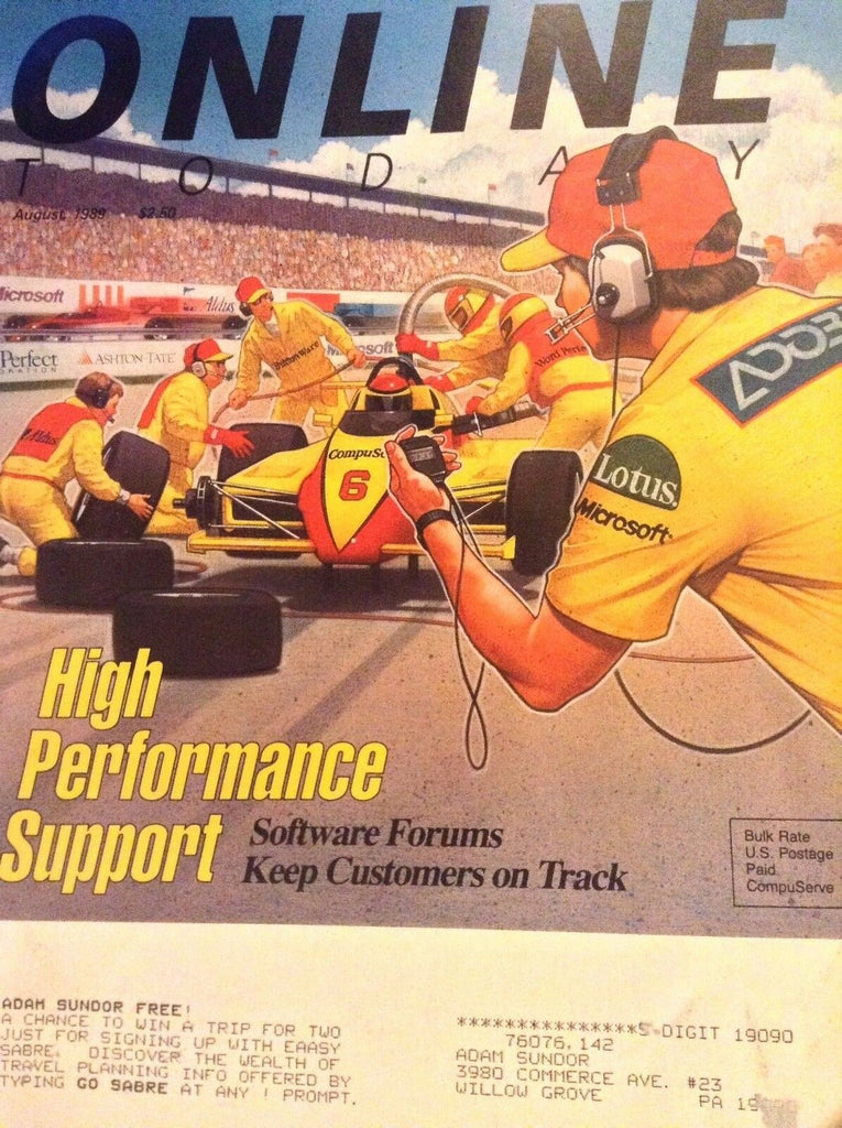 Online Magazine High Performance Support August 1989 121817nonrh