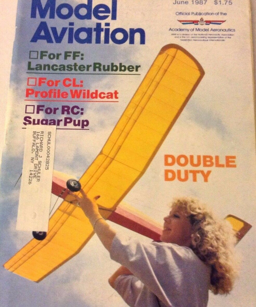 Model Aviation Magazine Lancaster Rubber June 1987 072517nonrh