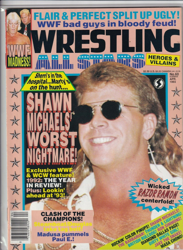Wrestling All Stars Mag Shawn Michaels Ric Flair April 1993 091019nonr