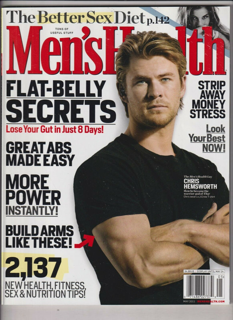 Men's Health Mag Chris Hemsworth Flat Belly Secrets May 2011 NO ML 031320nonr