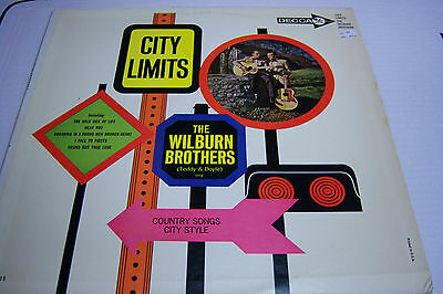 33RPM Jazz Vinyl City Limits The Wilburn Brothers 020713JDE