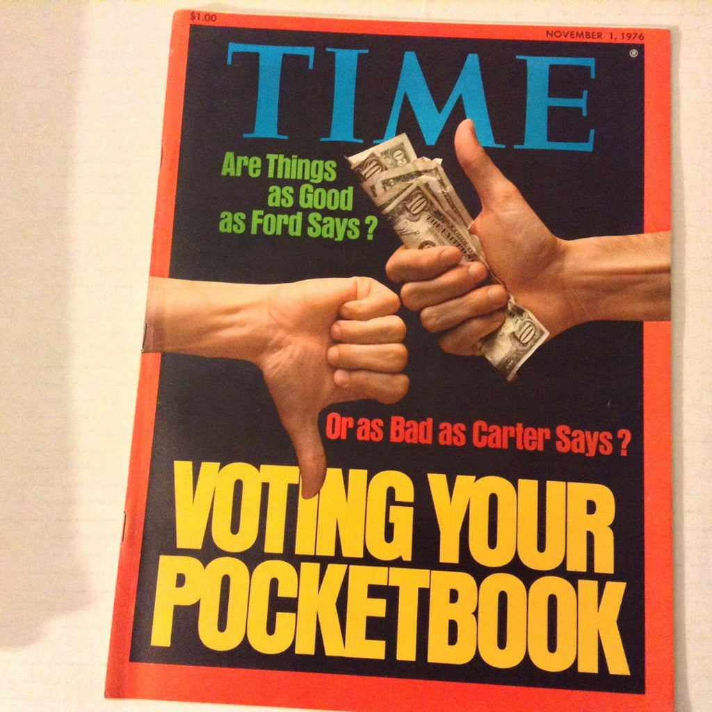 Time Magazine Jimmy Carter Voting Your Pocketbook November 1 1976 070517nonrh