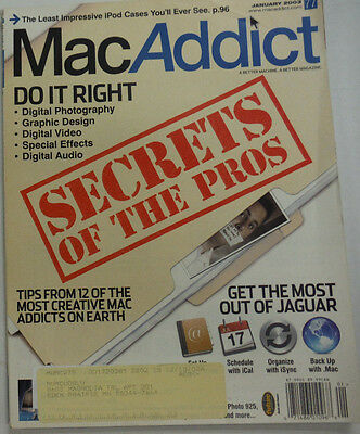 Mac Addict Magazine Digital Photography January 2003 031615R