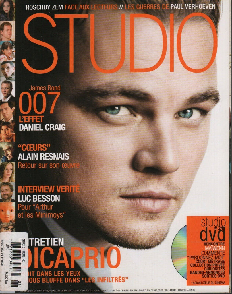 Studio French Magazine December 2006 Leonardo DiCaprio Daniel Craig 070318DBE2