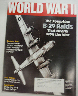 World War II Magazine B-29 Raids & Panzer Ace April/May 2008 WITH ML 013115R