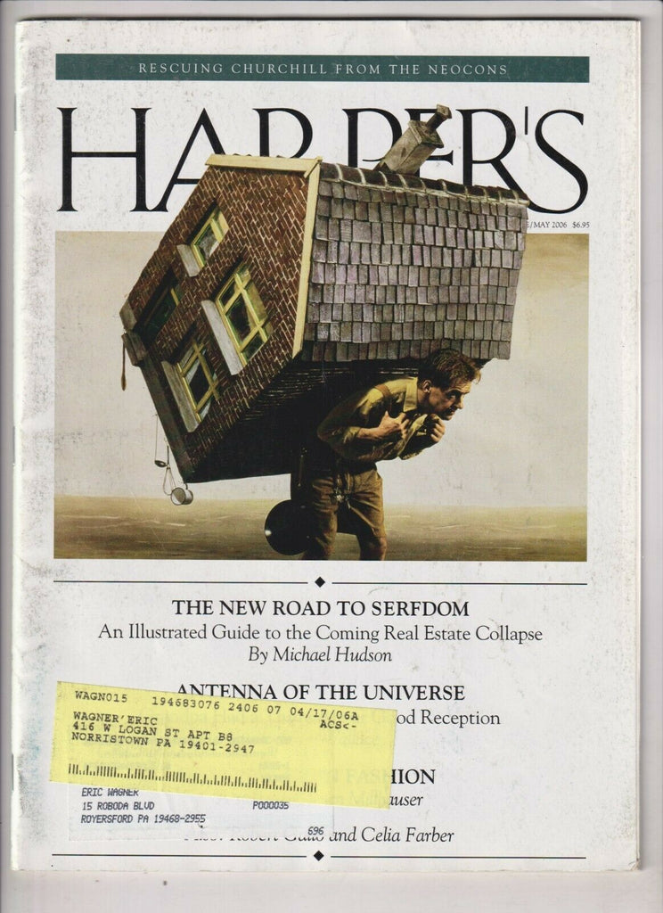 Harper's Magazine Rescuing Churchill From The Neocons May 2006 032720nonrh