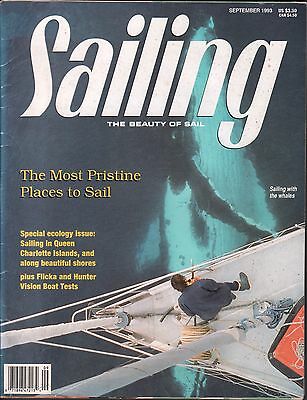 Sailing Magazine September 1993 "The most pristine places to sail" EX 122115DBE2