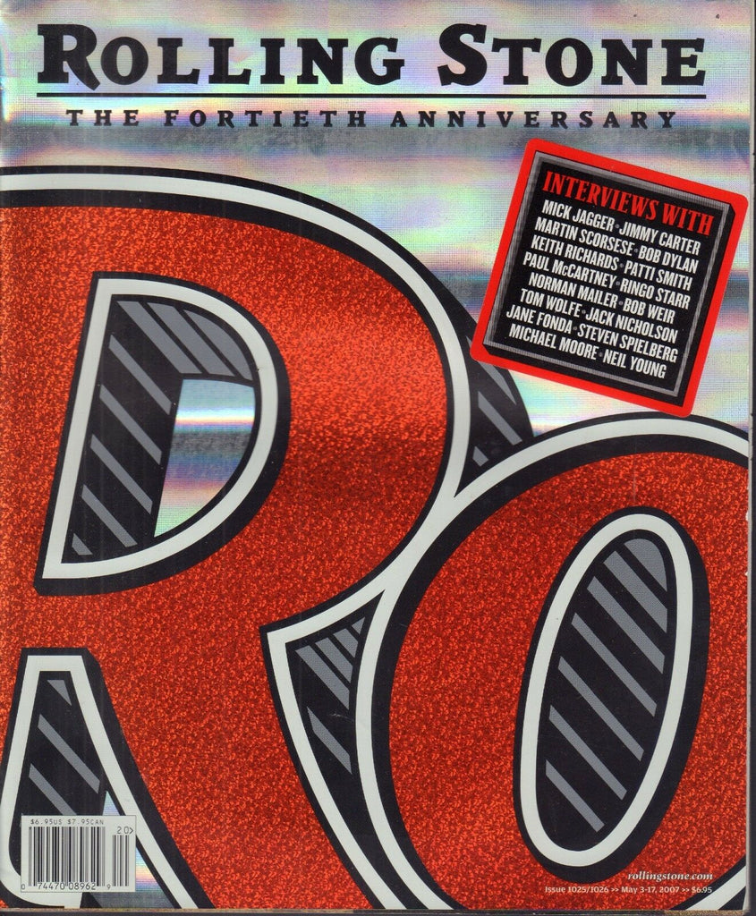 Rolling Stone Magazine 40th Anniversary May 2007 NO ML 013018nonr2