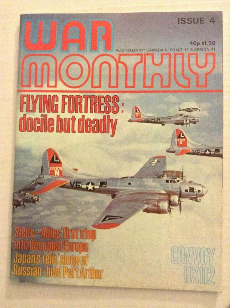 War Monthly Magazine Flying Fortress Docile But Deadly July 1974 072119nonrh