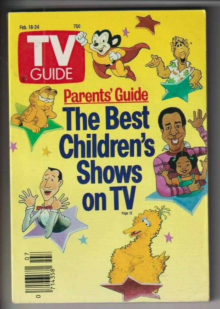 Tv Guide Mag Parents' Guide Best Children TV February 18-24, 1989 111019nonr