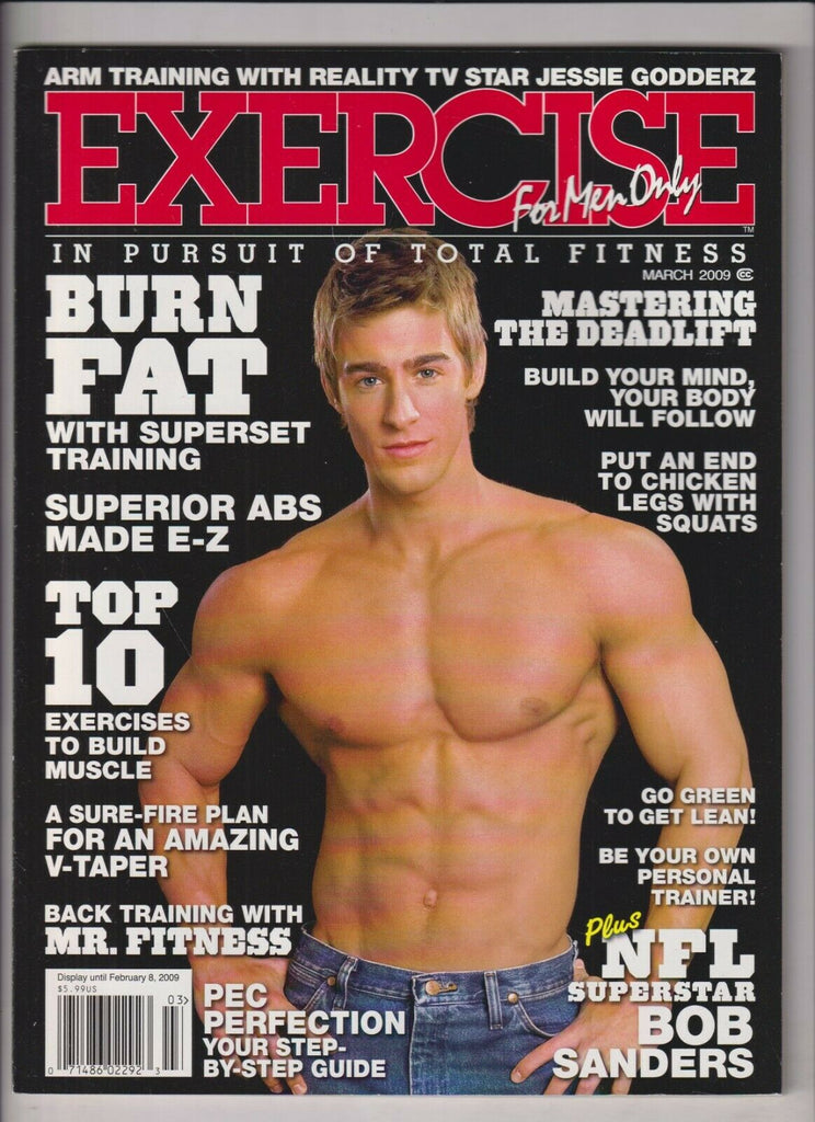 Exercise For Men Only Mag Bob Sanders Joshua Kinsey March 2009 030720nonr