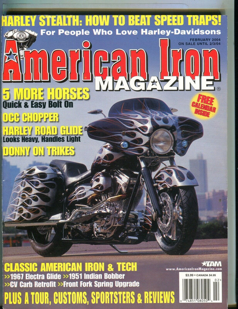 American Iron Magazine February 2004 Harley Road Glide EX 050117nonjhe