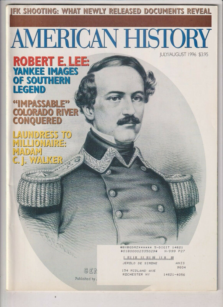 American History Mag Robert E. Lee Yankee Images July/August 1996 032920nonrh