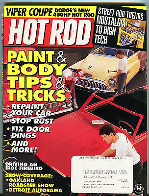 Hot Rod Magazine June 1996 Paint & Body Tips & Tricks EX 032116jhe