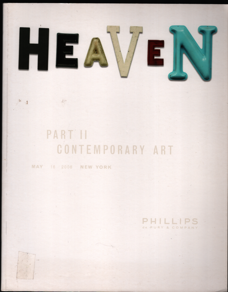 Contemporary Art Part 2 May 16 2008 London Phillips de Pury & Company 021021ame