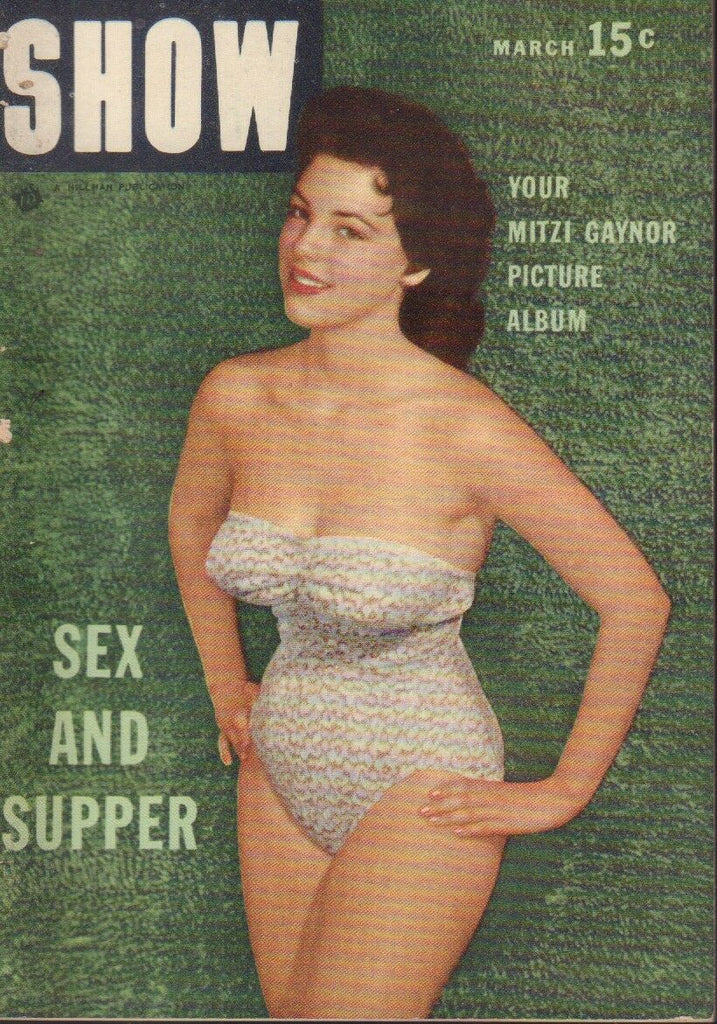 Show Figest March 1955 Mitzi Gaynor Cheesecake Pin Up 091218AME2