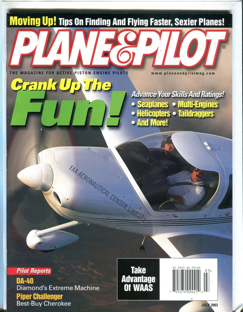 Plane & Pilot Magazine July 2003 Piper Challenger EX No ML FAA Library 101916jhe
