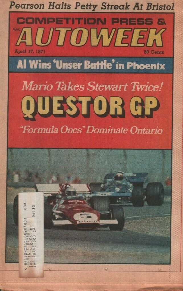 Autoweek April 17 1971 Jimmy Bryan Jimmy Bryan w/ML 032719DBE