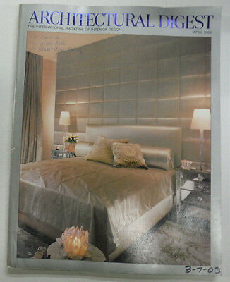 Architectural Digest Magazine Key Biscayne April 2003 063015R