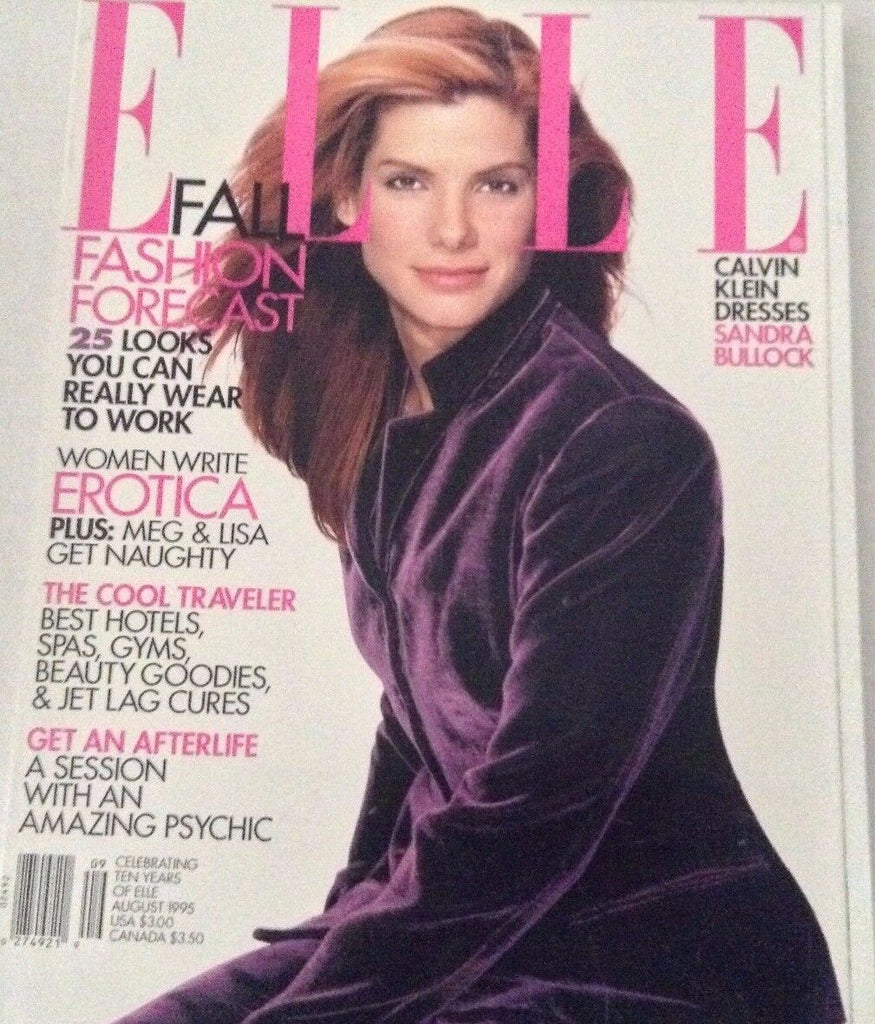 Elle Magazine Sandra Bullock August 1995 NO ML EXC 072617nonrh