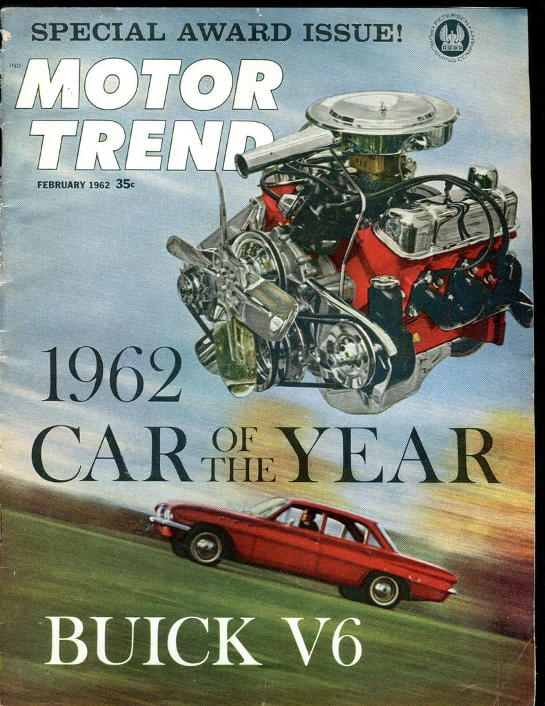 Motor Trend Magazine February 1962 Buick V6 VG No ML 011217jhe