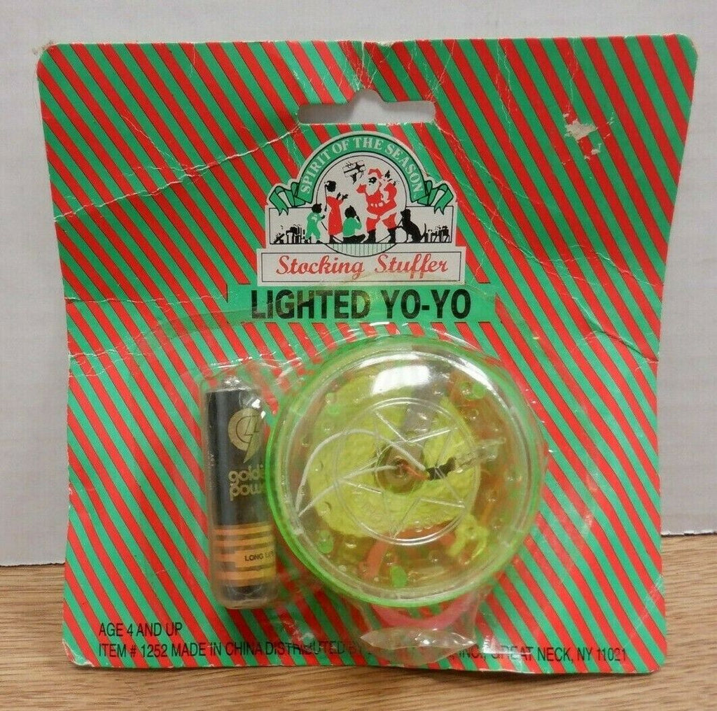 Stocking Stuffer Lighted Yo-Yo Spirit of The Season Vintage 102219DBT5