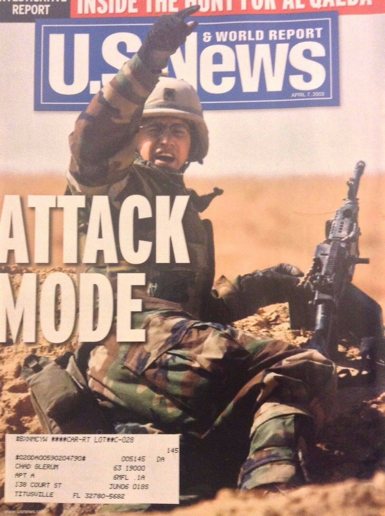 U.S. News Magazine Military In Attack Mode April 7, 2003 121917nonrh