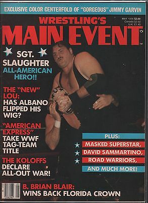 Wrestling's Main Event May 1985 Sgt.Slaughter Complete EX 120915DBE