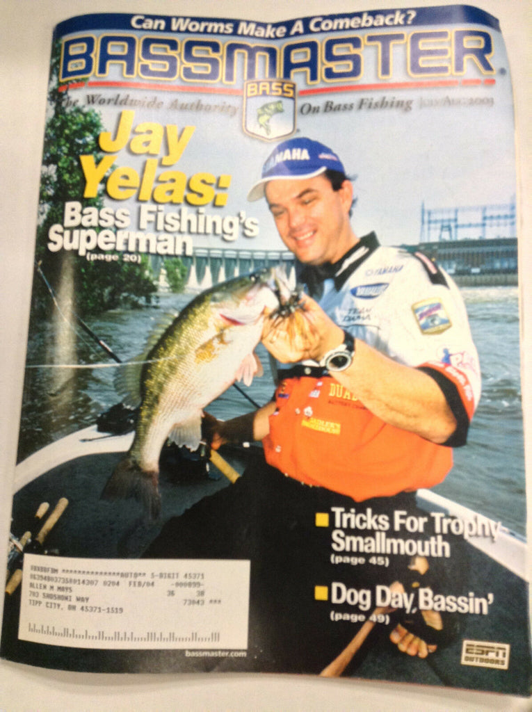 Bassmaster Magazine Jay Yelas Smallmouth Trophies July/August 2003 042617nonr2