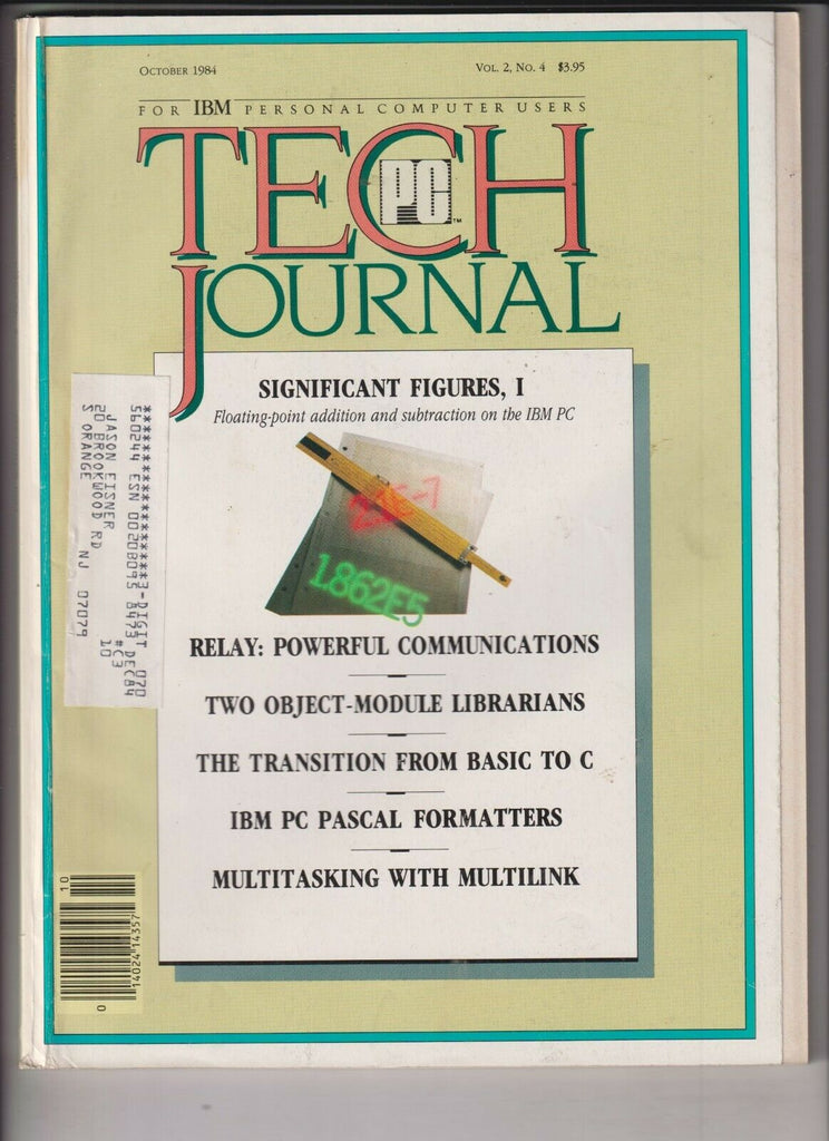 Tech Journal IBM Mag Significant Figures & Relay October 1984 121119nonr