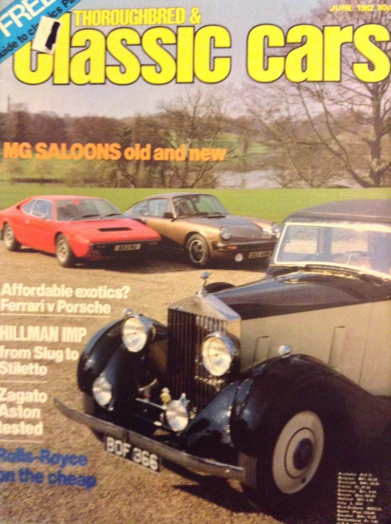 Thoroughbred & Classic Cars Magazine MG Saloons June 1982 100917nonrh2