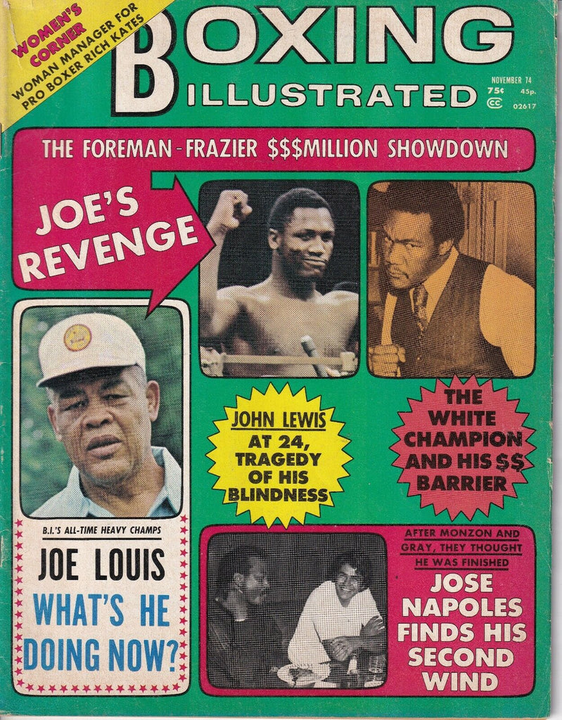 Boxing Illustrated John Lewis Foreman-Frazier Fight November 1974 031919nonr