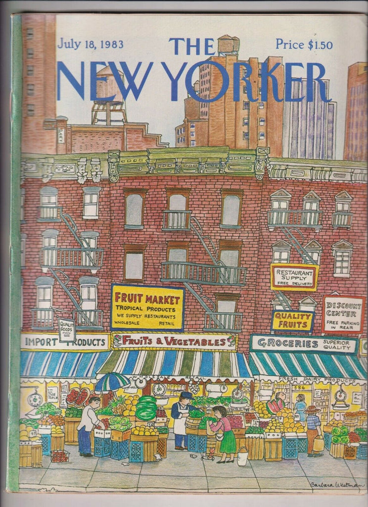 The New Yorker Mag Famous Shoving Matches July 18, 1983 112619nonr