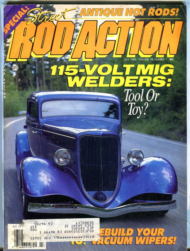Rod Action Magazine July 1989 115-Volt Mig Welders EX w/ML 031717nonjhe