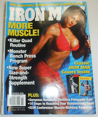 Iron Man Magazine Christine Pomponio-Pate November 2006 112514R