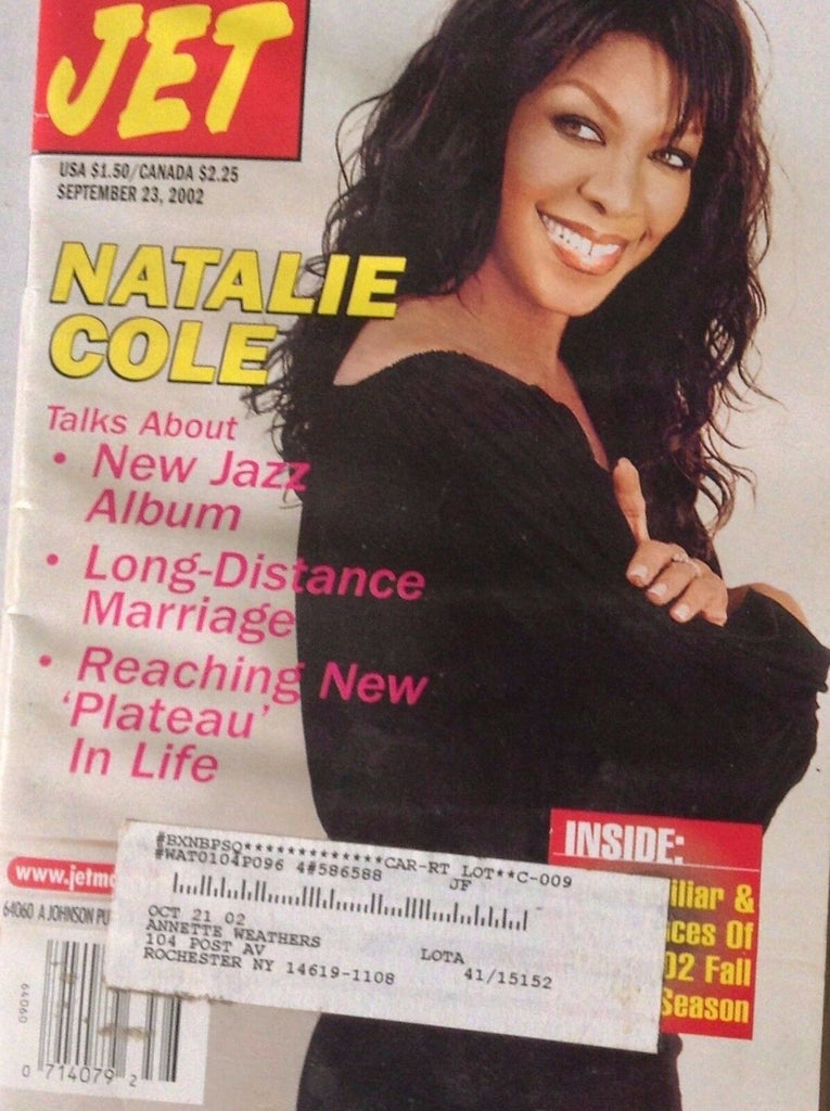 Jet Magazine Natalie Cole September 23, 2002 090517nonrh