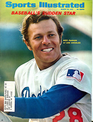 Sports Illustrated Magazine March 22 1971 Wes Parker EX 060216jhe