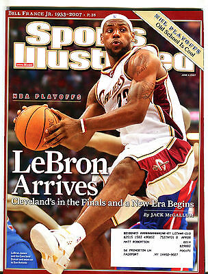 Sports Illustrated Magazine June 11 2007 LeBron James EX 031716jhe