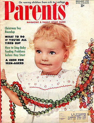 Parents' Magazine & Family Home Guide December 1955 Christmas Toy VGEX 062716jhe